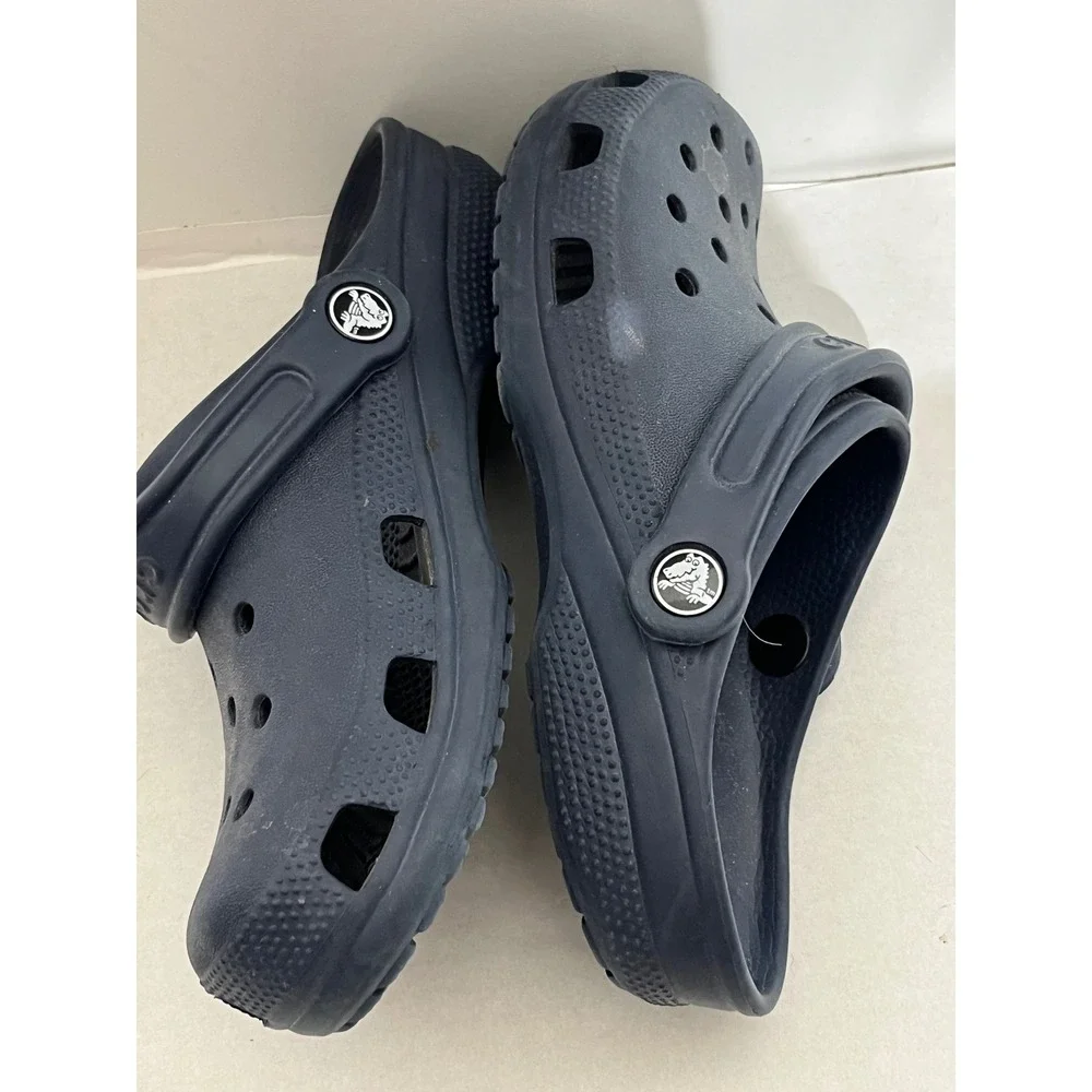 Crocs Classic Clog Navy Blue Mens 4 Womens 6 Water Friendly Slip On‎ Shoes